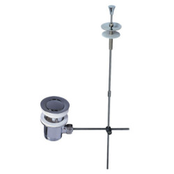 BONDE DE LAVABO A TIRETTE EN LAITON