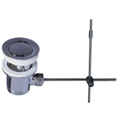 BONDE LAVABO S/S TIRETTE LAITON CHROME