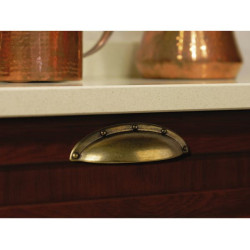 BOUTON METAL CARRE CHROME MAT 30x30mm SB6