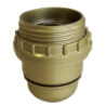 DOUILLE E27 150W BLANC BAGUE SB
