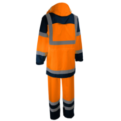 ENSEMBLE PLUIE HI/VI JAUNE FLUO/BLEU XXL