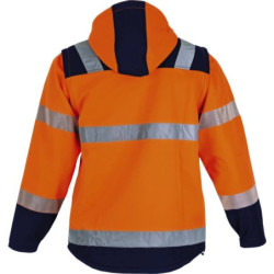 CIBLE VESTE SOFTSHELL HV T5 / XL ORANGE