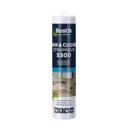 MASTIC BAIN CUISINE CERAMIQUE BLANC 300ml