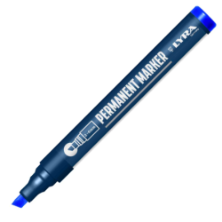 MARQUEUR INDELEBILE POINTE BISEAU 2/6mm NOIR