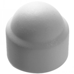 CACHE ECROU 6P PLAST NOIR M6 SAC 200