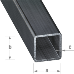 TUBE ACIER CARRE 12x12x1 1m