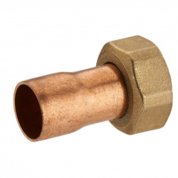RACCORD 2P DROIT ECROU PRISONNIER 15x21 D12
