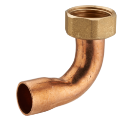 RACCORD 2P COUDE ECROU PRISONNIER 15x21 D12