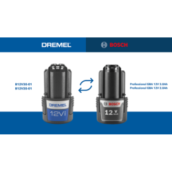 OUTIL DREMEL SANS FIL 8240 12V 2AH + 45 ACC