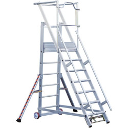 ESCALIER MOBILE TUBESCA 7 MARCHES H ACCES 3.54M