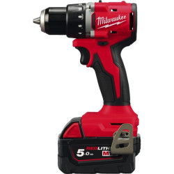 PERCEUSE MILWAUKEE M18 BLDDRC-502C 18V + 2BATT 5AH
