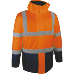 PARKA MATELASSEE HIVI ORANGE PARDO T.4XL