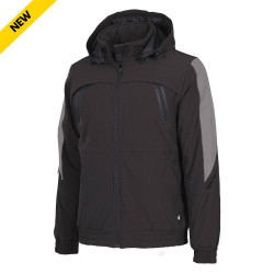 Blouson Slide Noir et Gris Nine Worths