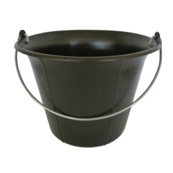 SEAU PLASTIQUE NOIR 11L ANSE 5.3mm