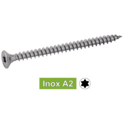 VIS BOIS AGGLO TF PF 4.5x60x36 INOX A2 BTE 200