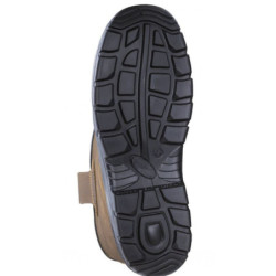 BOTTE SECU CUIR FOURREE PYROPE MARRON 43