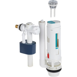 ROBINET FLOTTEUR LATERAL + MECA.BOUTON 2 CHASSE SB