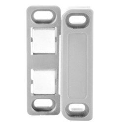 LOQUETEAU MAGNETIQUE RECT 5kg 2T BLANC SB8