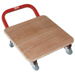 PLATEFORME A ROULETTES 40X40CM (CHARGE MAXI:100KG)