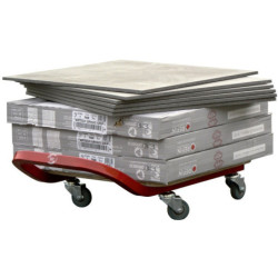 PLATEFORME A ROULETTES 40X40CM (CHARGE MAXI:100KG)