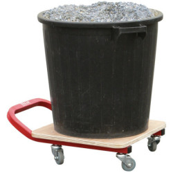 PLATEFORME A ROULETTES 40X40CM (CHARGE MAXI:100KG)