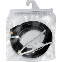 CABLE DE MASSE 200A - 16MM² - 4M - CONNECT. 10/25M