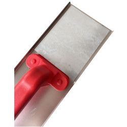 LISSEUSE DE CHAPE LEGER INOX 100CM CONVEXE