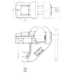 ETAU AGRAFE RENFORCE PRO. 80mm