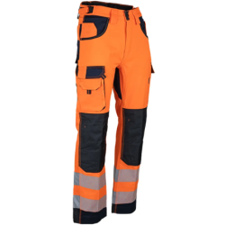 PANTALON HIVI POLARISATION ORANGE FLUO T.40