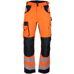 PANTALON HIVI POLARISATION ORANGE FLUO T.40