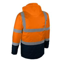 PARKA MATELASSEE HIVI ORANGE PARDO T.M