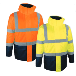 PARKA MATELASSEE HIVI ORANGE PARDO T.L