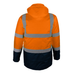 PARKA MATELASSEE HIVI ORANGE PARDO T.L