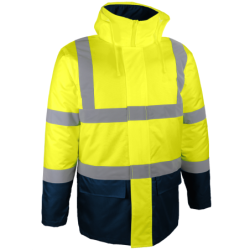 PARKA MATELASSEE HIVI ORANGE PARDO T.XL