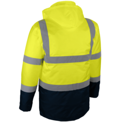 PARKA MATELASSEE HIVI ORANGE PARDO T.2XL