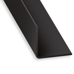 CORNIERE PVC NOIR 20x20mm 1m