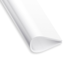 SERRE FEUILLET PVC BLANC 15mm 1m