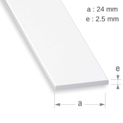 PLAT COMPOSITE 24x2.5mm 1m