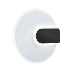APPLIQUE 2FORM ROND LED 12.5W 1590LM D240 NOIR/BLC