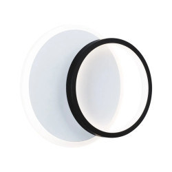 APPLIQUE 2FORM ROND LED 12.5W 1590LM 240x195 NR/BL