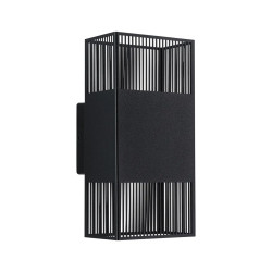 APPLIQUE THARIN 2x3.7W 640LM ACIER NOIR