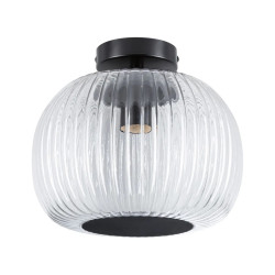 PLAFONNIER SdB RUYA D250 E14 20W NOIR
