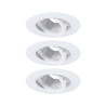 SPOT ENCAST ORIENT D90 GU10 3X10W BLANC