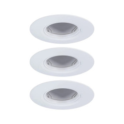 SPOT ENCAST FIXE D90 GU10 3X10W BLANC