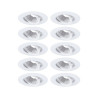 SPOT ENCAST ORIENT D90 GU10 10X10W BLANC