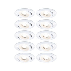 KIT 10 SPOTS ENCASTRES CALLA LED 10X4.8W 420lm BLA
