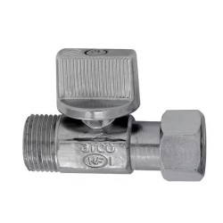 ROBINET ARRET F3/8- M3/8 NF CHROME SB