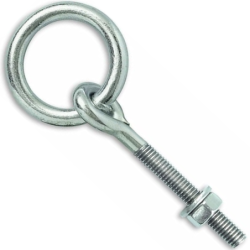 ANNEAU ECURIE ECROU AZ M10 TIGE 80mm
