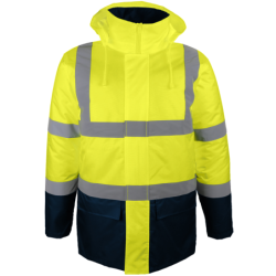 PARKA MATELASSEE HIVI ORANGE PARDO T.3XL