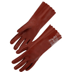 GANT PVC ROUGE TOUT ENDUIT 55cm T10